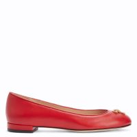 RIZIANA - Rouge - Talons Plats