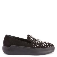 AFELIA CRYSTAL - Black - Loafers