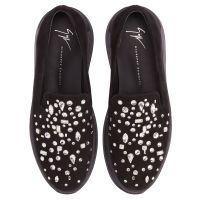 AFELIA CRYSTAL - Black - Loafers