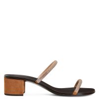 CROISETTE CRYSTAL 50 - Brown - Sandals