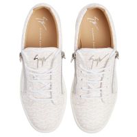 FRANKIE MONOGRAM - White - Low-top sneakers