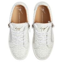 FRANKIE MONOGRAM - White - Low-top sneakers