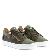 FRANKIE - Green - Low-top sneakers