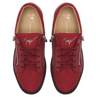 FRANKIE - Rouge - Sneakers basses