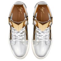 KRISS STEEL - Silver - Mid top sneakers