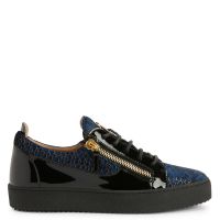 FRANKIE - Bleu - Sneakers basses