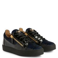 FRANKIE - Bleu - Sneakers basses