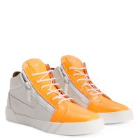 THE SHARK 5.0 MID - Orange - Mid top sneakers