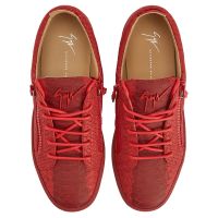 FRANKIE - Red - Low-top sneakers