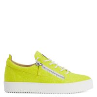 FRANKIE GLITTER - Yellow - Low-top sneakers