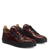 FRANKIE - Rouge - Sneakers basses