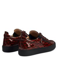 FRANKIE - Rouge - Sneakers basses