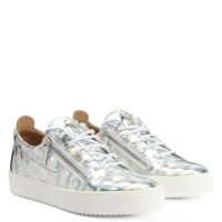 FRANKIE - Silver - Low-top sneakers