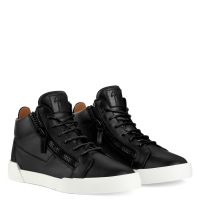 THE SHARK 5.0 MID - Black - Mid top sneakers