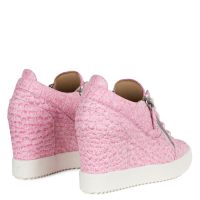 ADDY WEDGE - Pink - High top sneakers