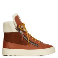 TREK - Brown - Mid top sneakers