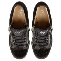 KRISS WEDGE - Black - Mid top sneakers