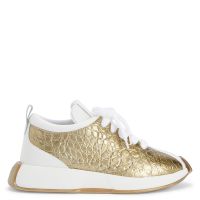 GIUSEPPE ZANOTTI FEROX - Gold - Low-top sneakers