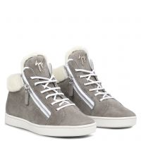 NICKI - Grey - Mid top sneakers