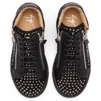 KRISS CRYSTAL JR. - Black - Mid top sneakers