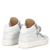 KRISS CHAIN - White - Mid top sneakers