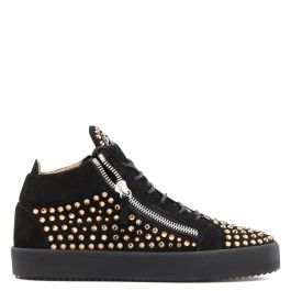 スワロフスキー　『Tomasino』 Giuseppe Zanotti Swarovski Crystal & Bow-Embellished Slip-On