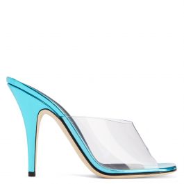 サンダル・ミュール GIUSEPPE ZANOTTI SS22 PLEXI HEEL SANDALS (E200069_003) Amazon.com: Giuseppe Zanotti, Tarifa Plexi Fabric Sandals, 9