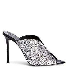 サンダル・ミュール GIUSEPPE ZANOTTI FW22 MULES WITH GLITTER (I200014_003) GIUSEPPE ZANOTTI FW22 MULES WITH GLITTER (I200014_003