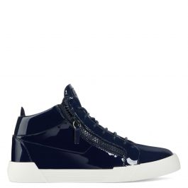 THE SHARK 5.0 MID - Mid top sneakers - Blue | Giuseppe Zanotti ® Outlet US