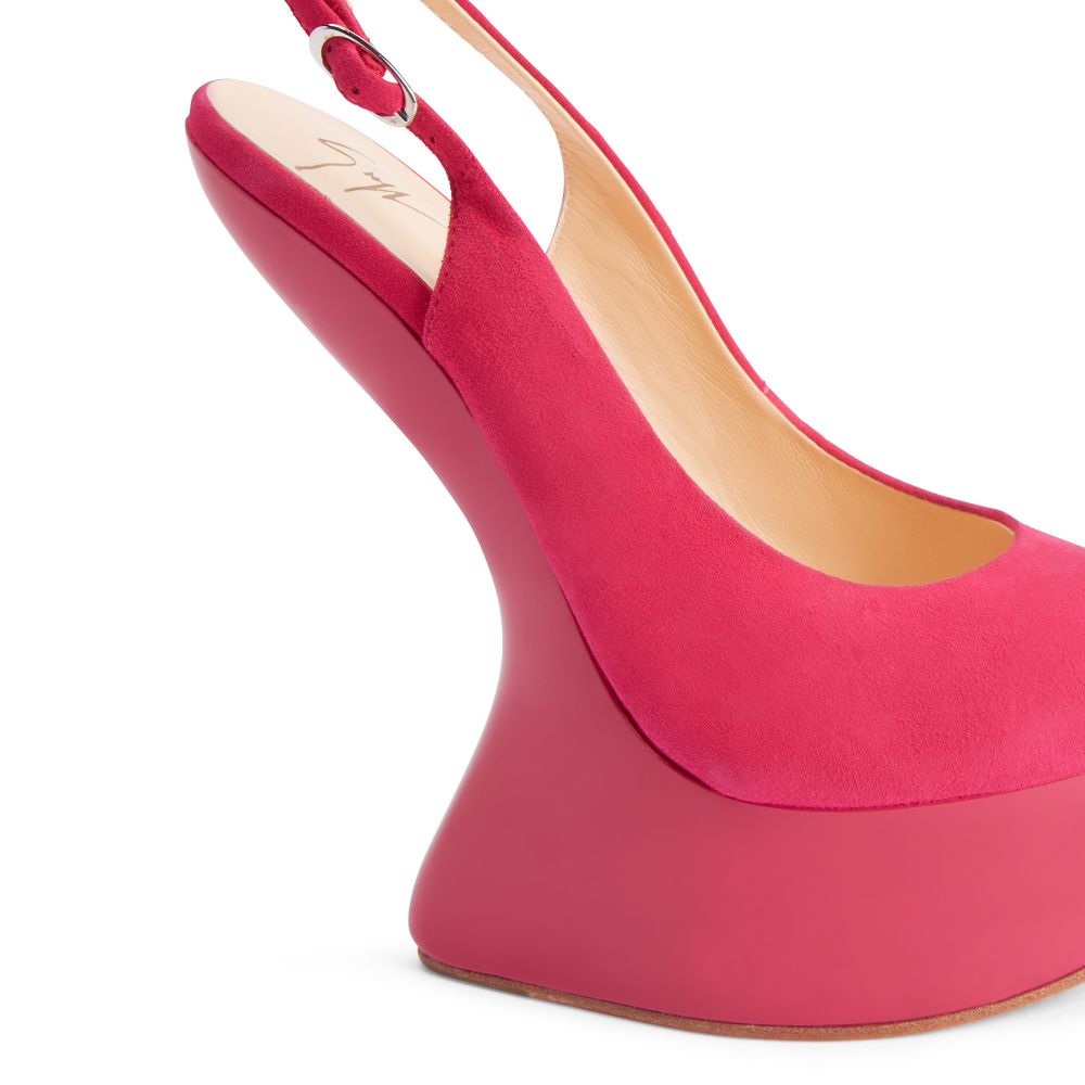 CURVE JEM - Red - Sandals