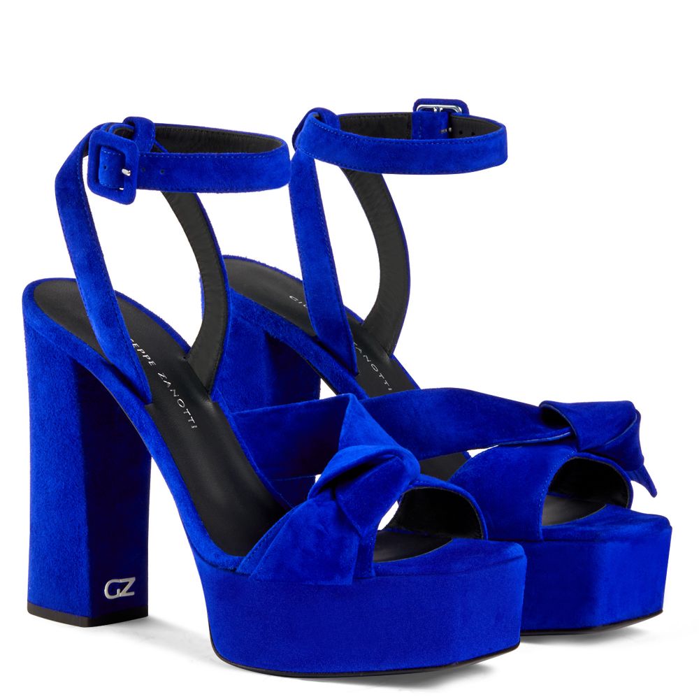 LAILA - Bleu - Sandales