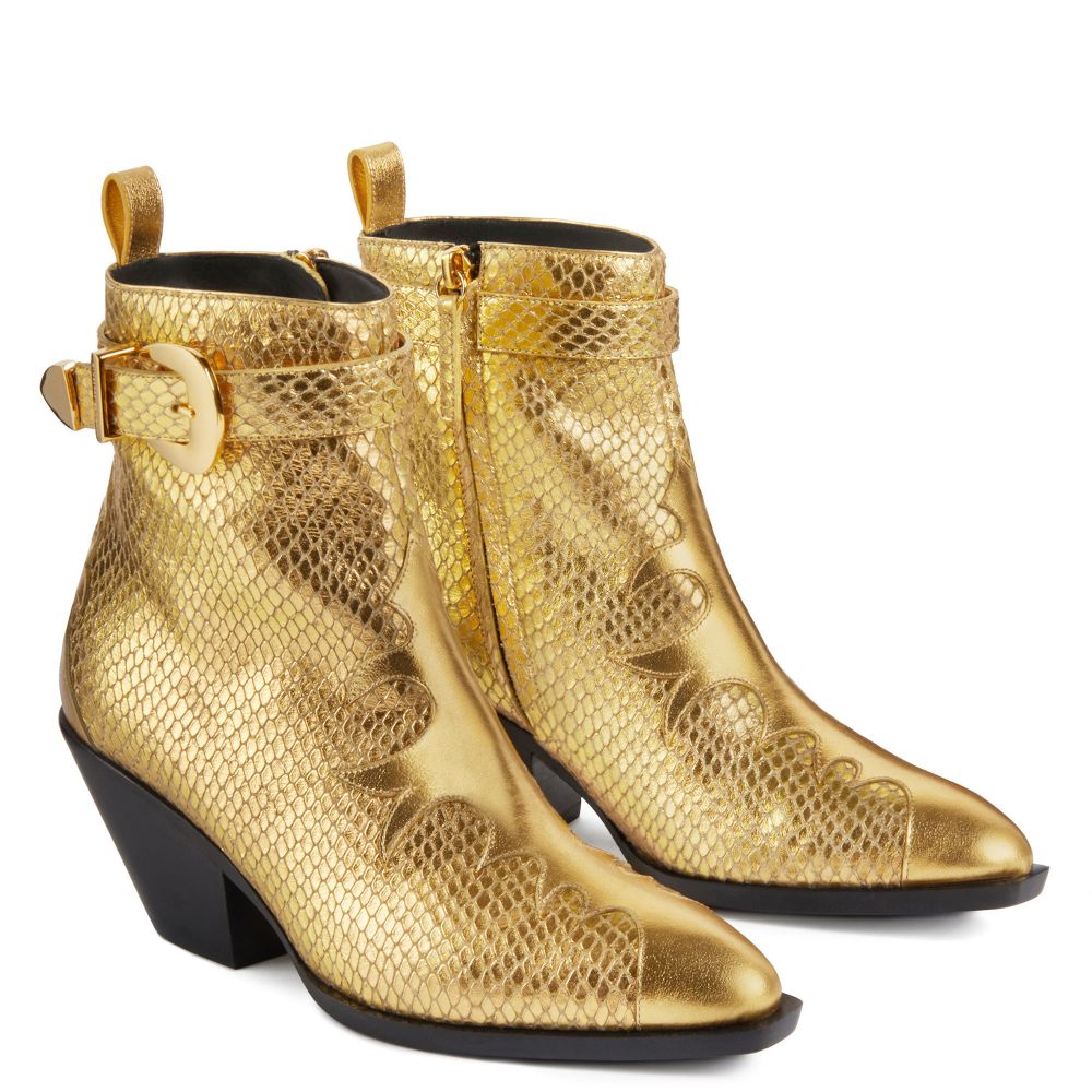 HELENA BUCKLE - Or - Bottes