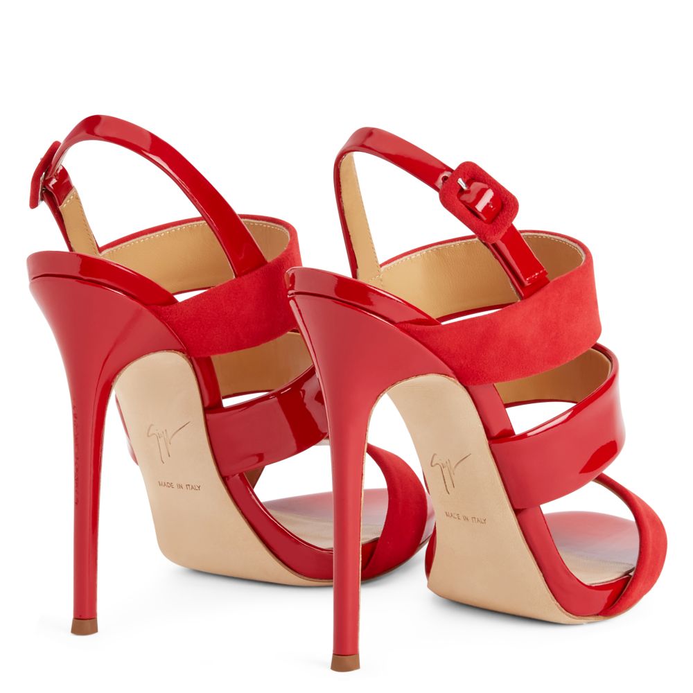 FRANCESCA - Red - Sandals