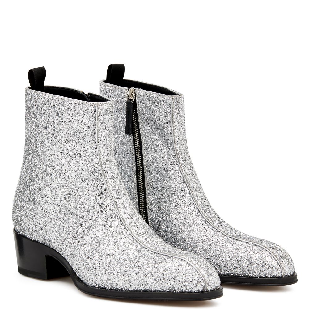 NEW YORK GLITTER - Silver - Boots