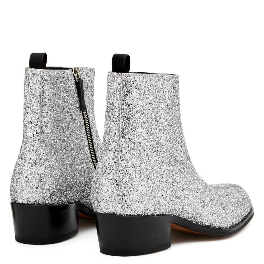 NEW YORK GLITTER - Silver - Boots