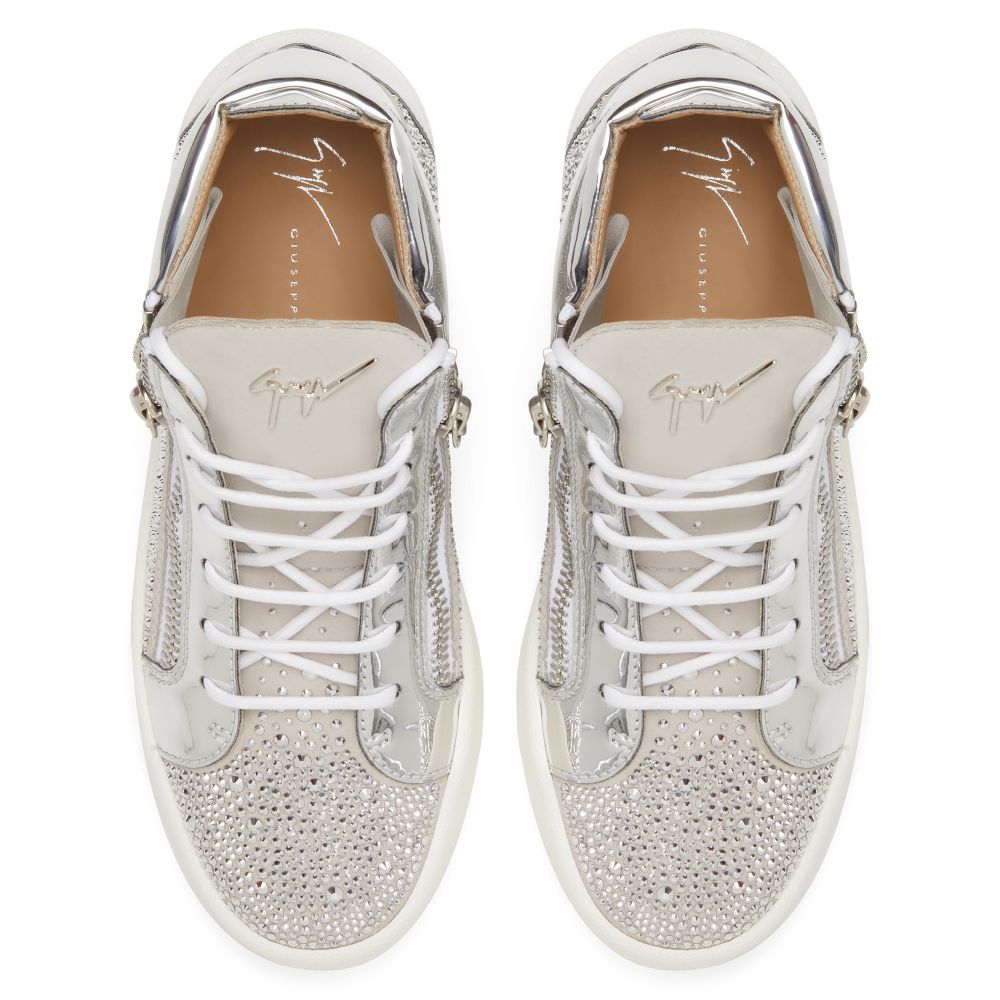 KRISS TWINKLE - White - Mid top sneakers