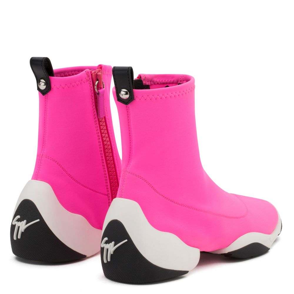 LIGHT JUMP HT1 - Fuxia - High top sneakers