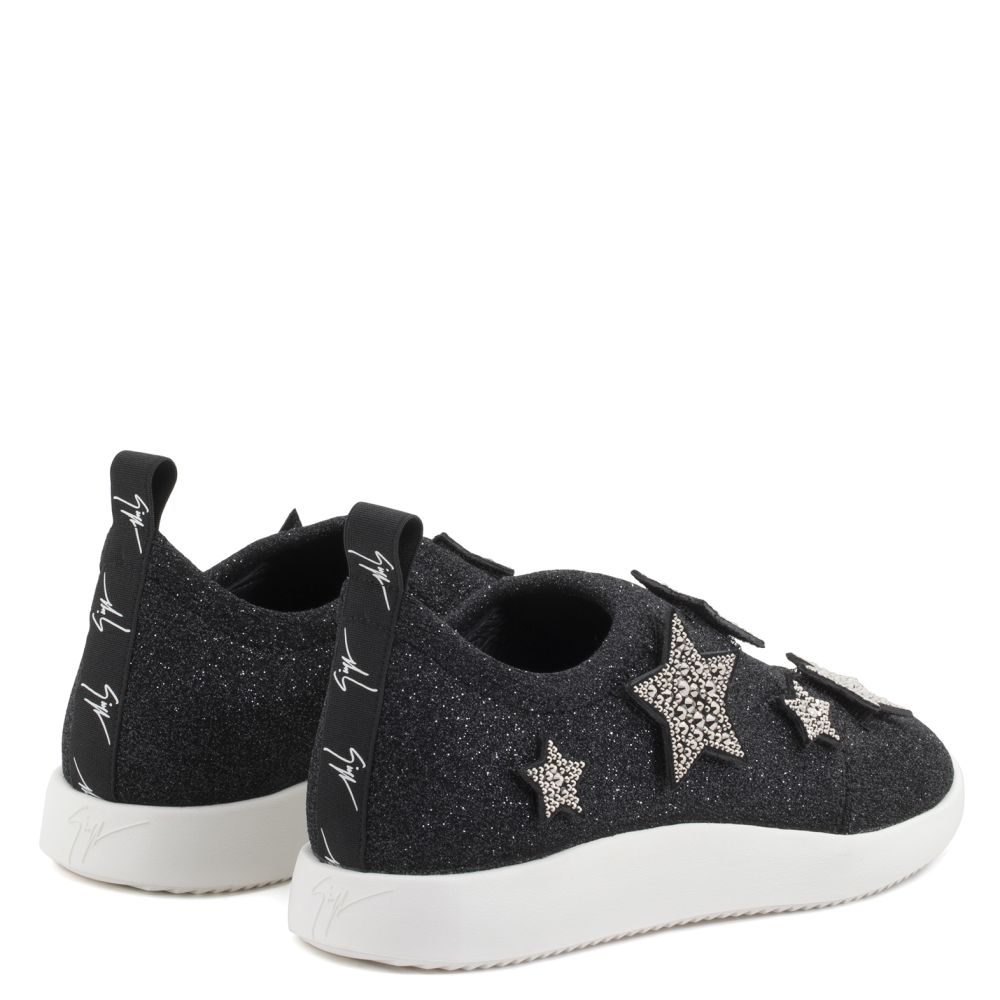 ALENA STAR - Black - Low-top sneakers