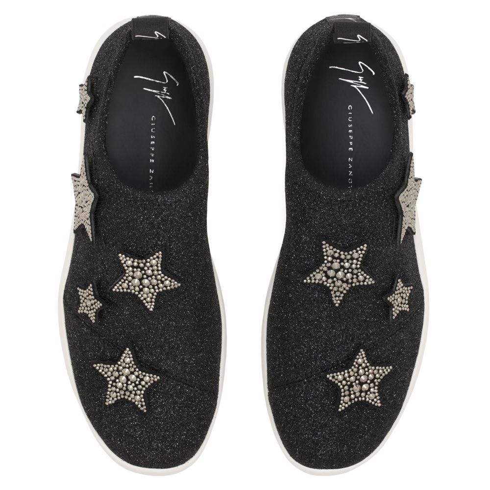 ALENA STAR - Black - Low-top sneakers