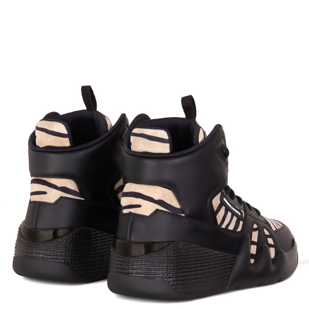 TALON - Black and white - High top sneakers