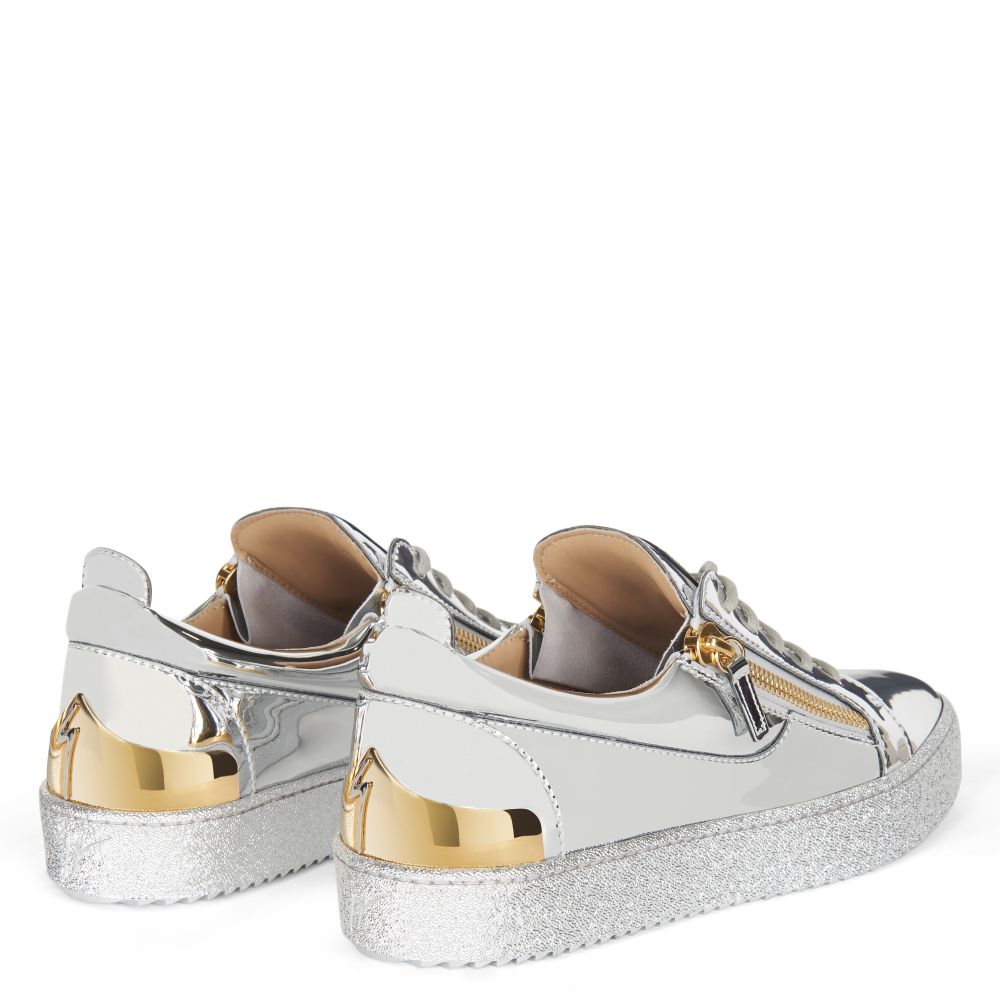 FRANKIE STEEL - Silver - Low-top sneakers
