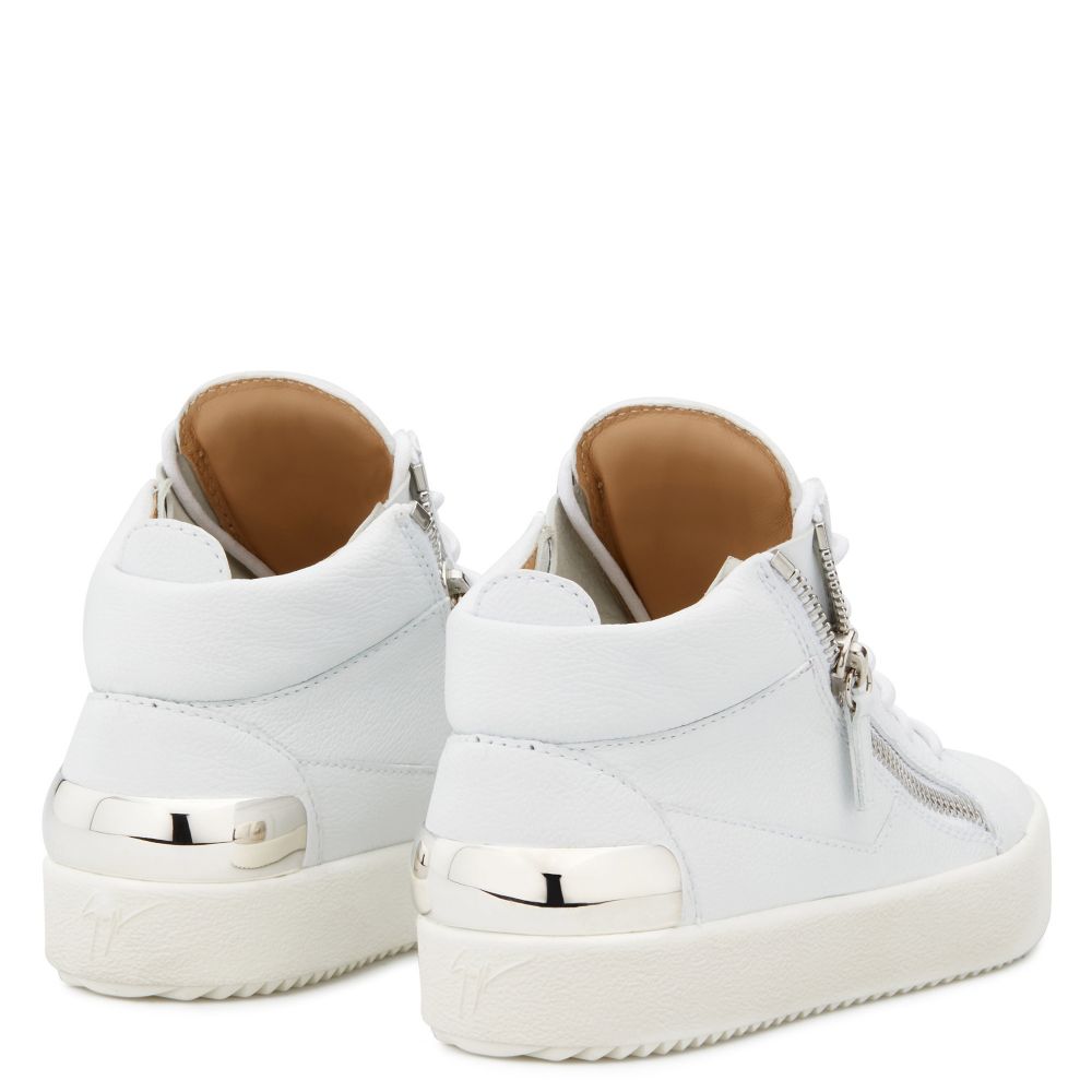 KRISS STEEL - White - Mid top sneakers