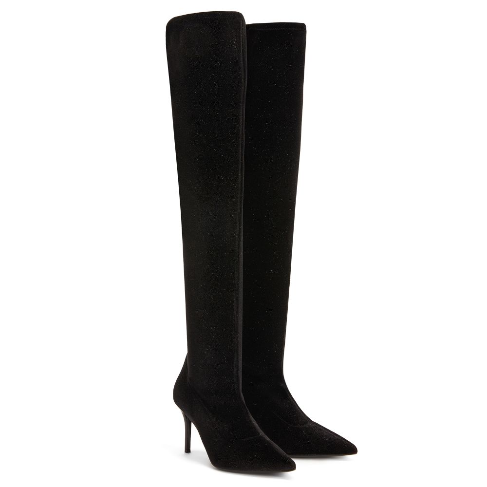 GIUSEPPE ZANOTTI ロングブーツ BLACK 37 FELICITY