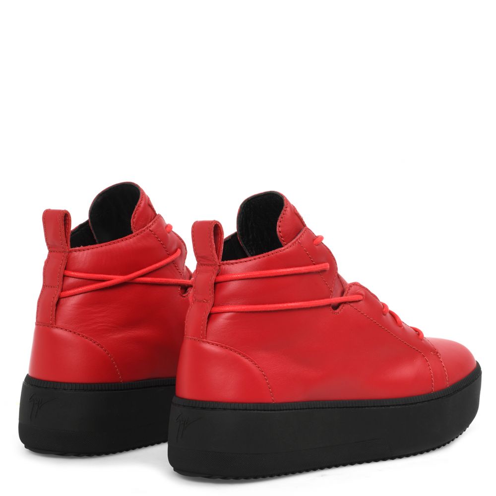 NICKI - Red - Mid top sneakers