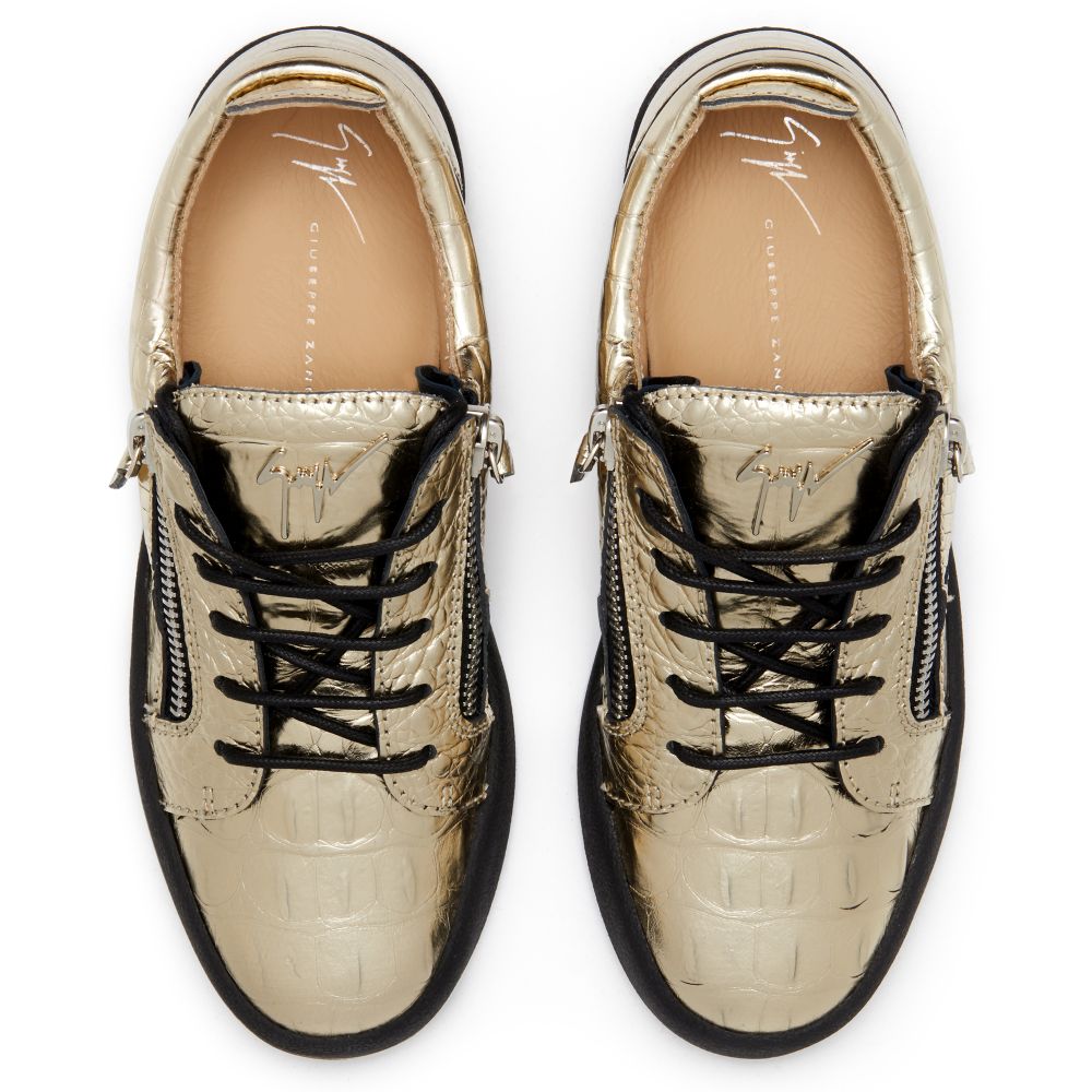 GAIL GOLD - Silver - Low-top sneakers