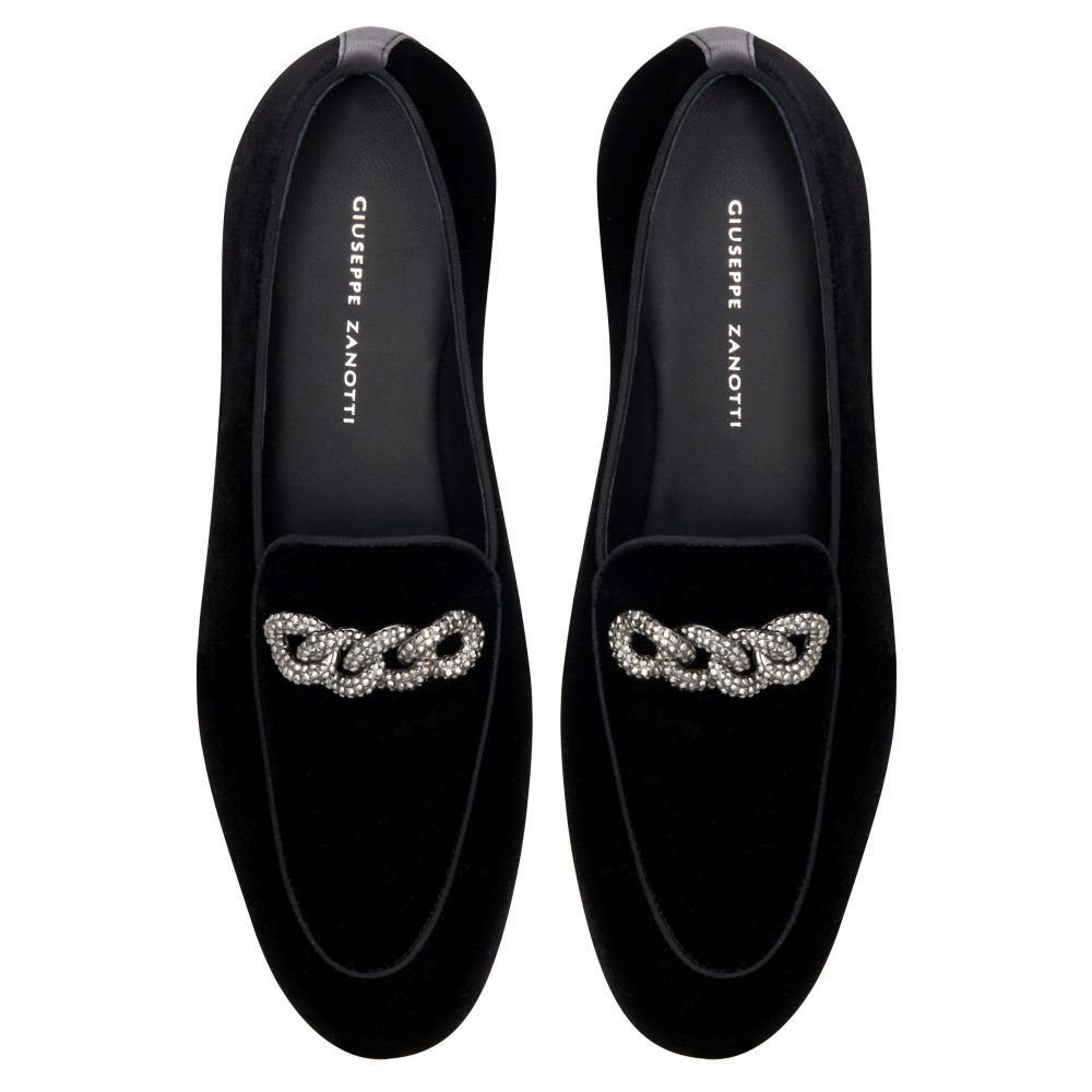 RUDOLPH CHAIN - Black - Loafers