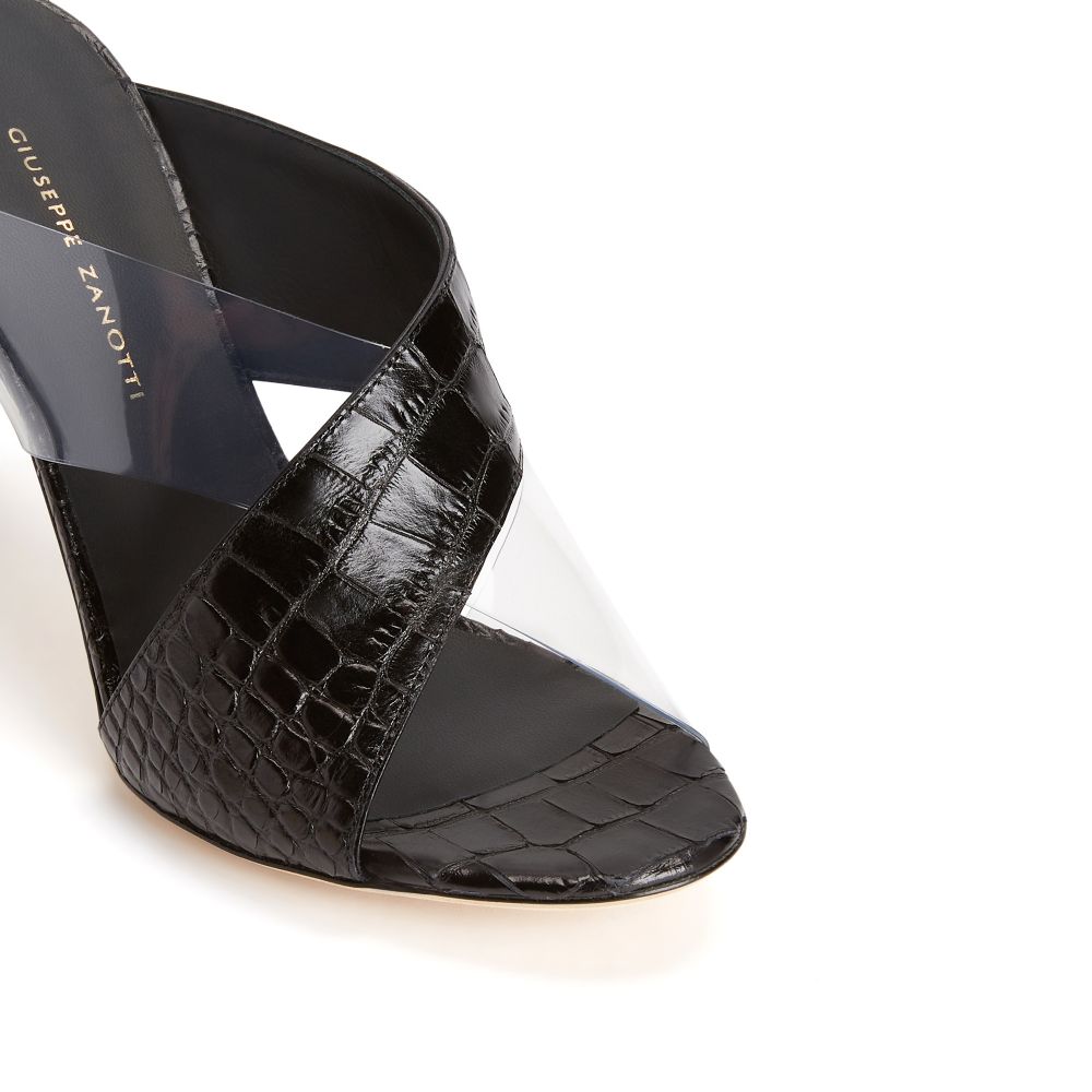 BELLA PLEXI - Black - Sandals