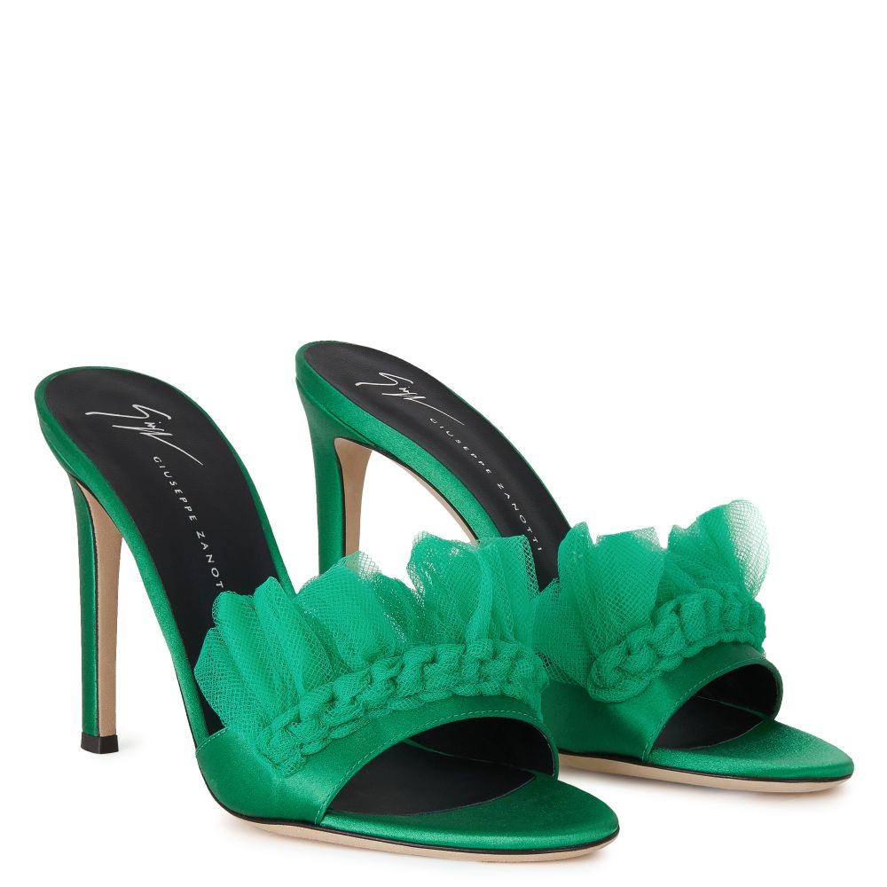 NAUSICAA MULE - Green - Sandals