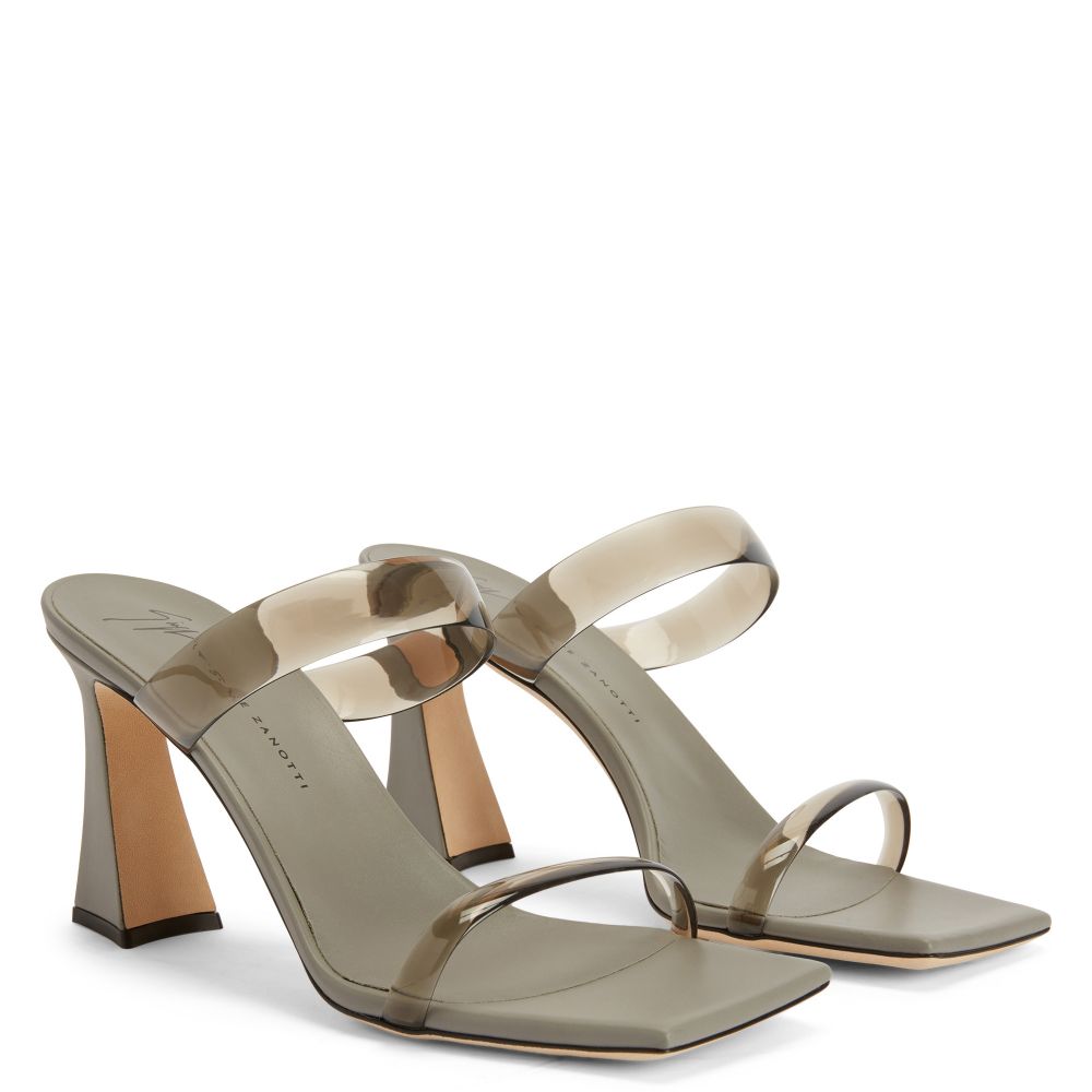 FLAMINIA PLEXI - Grey - Sandals