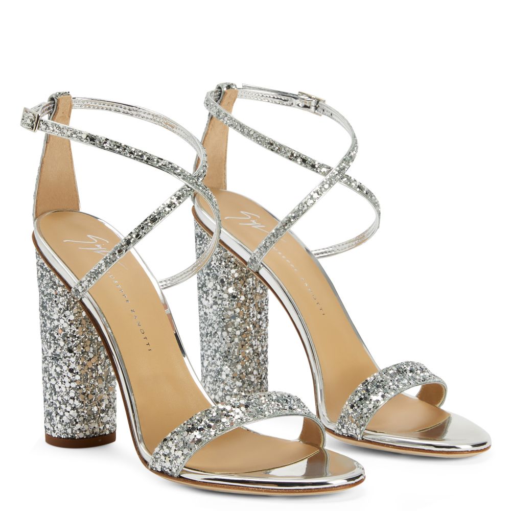 TARA GLITTER - Silver - Sandals